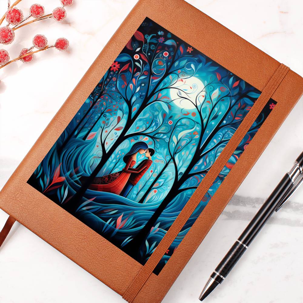 Valentine's Day Art 290 - Vegan Leather Journal