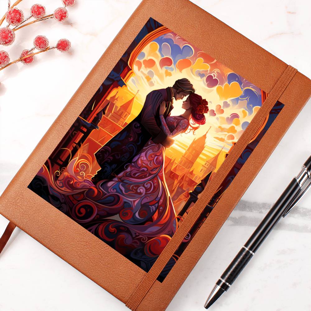 Valentine's Day Art 451 - Vegan Leather Journal