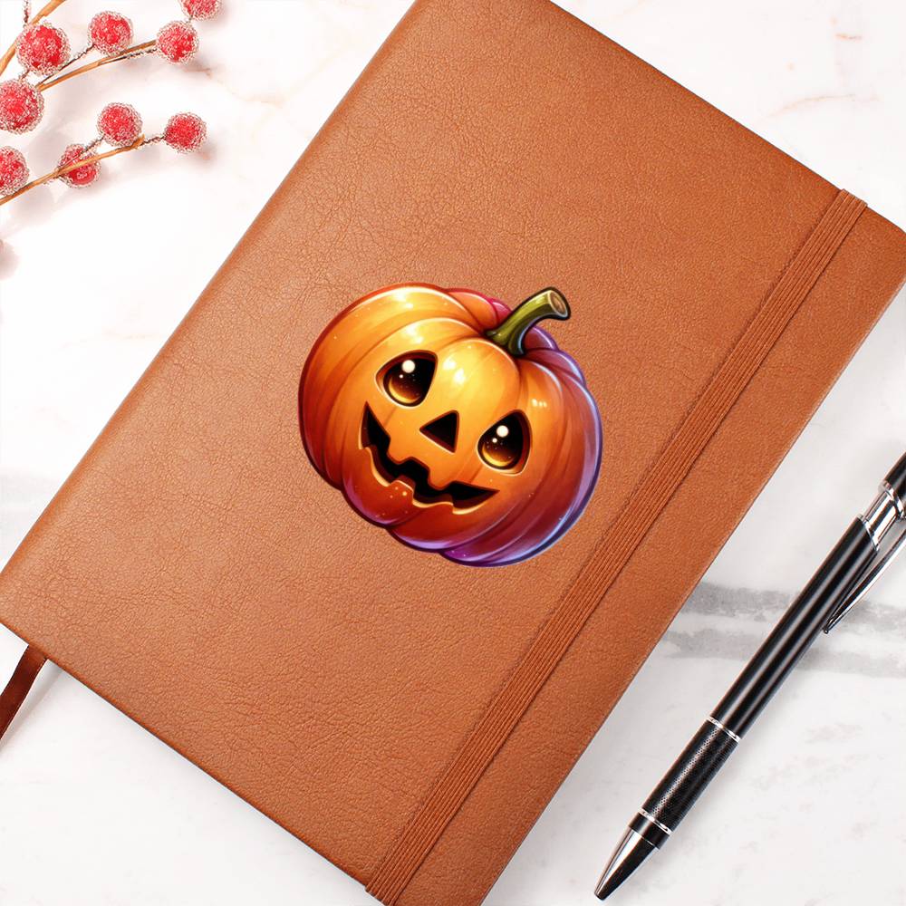 Cute Halloween Sticker 051 - Vegan Leather Journal