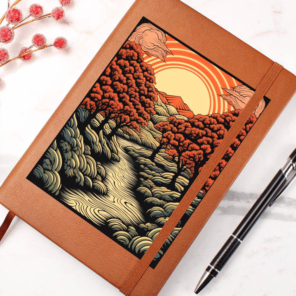 Minimalist BOHO Art 104 - Vegan Leather Journal