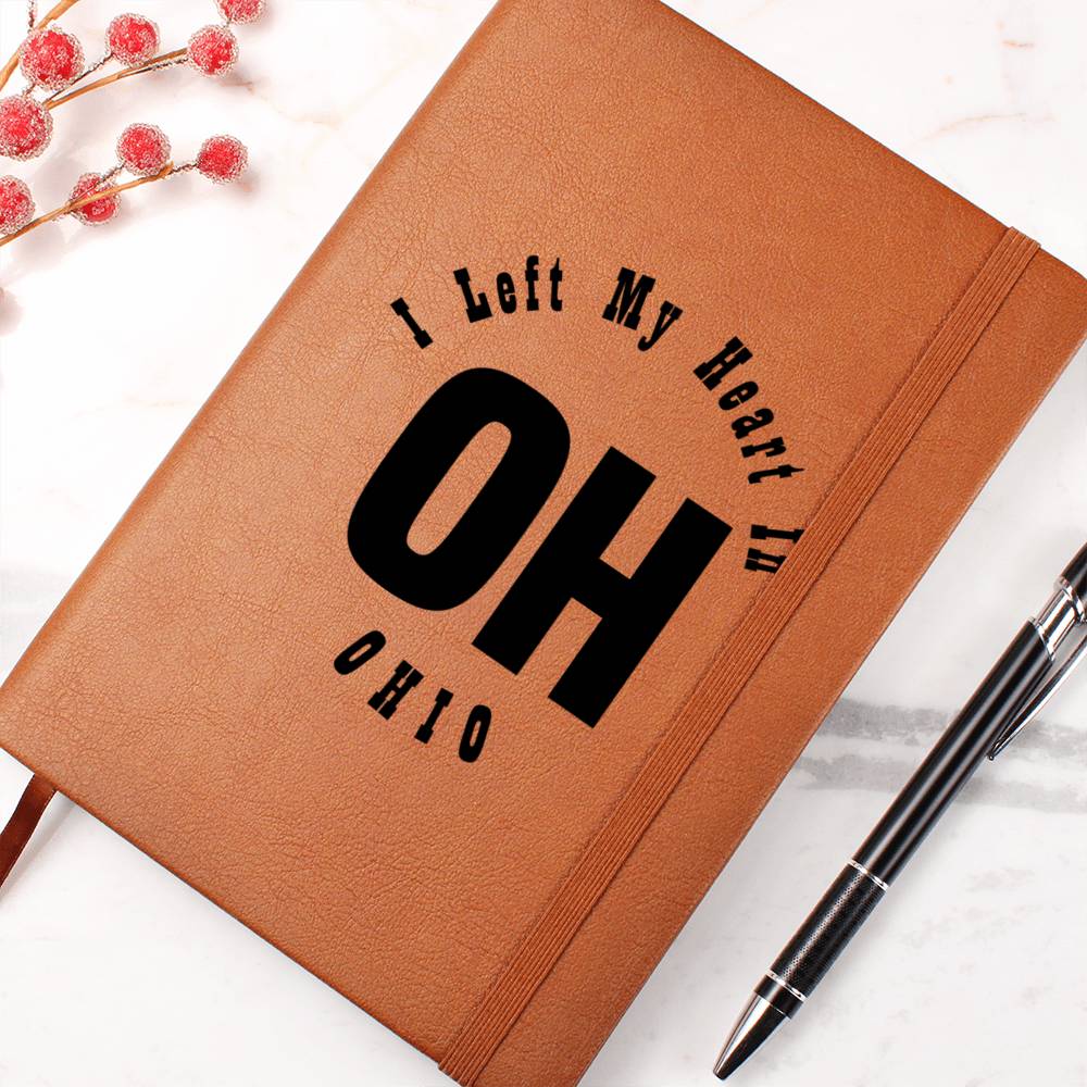 Heart In Ohio v01 - Vegan Leather Journal
