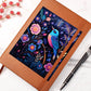 Birds And Floral Design 157 - Vegan Leather Journal