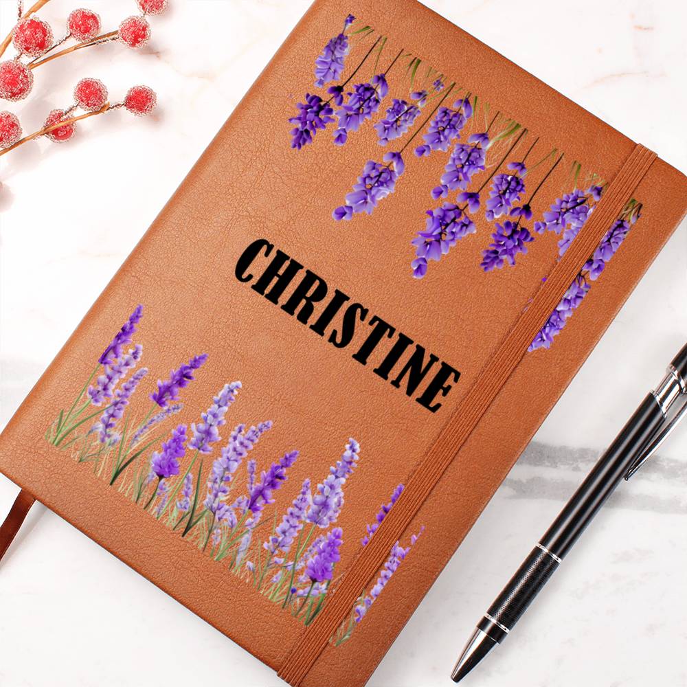 Christine (Lavender) - Vegan Leather Journal