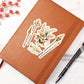 Luxury Wedding Decor Sticker 068 - Vegan Leather Journal