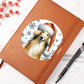Christmas Dog - Saluki - Vegan Leather Journal
