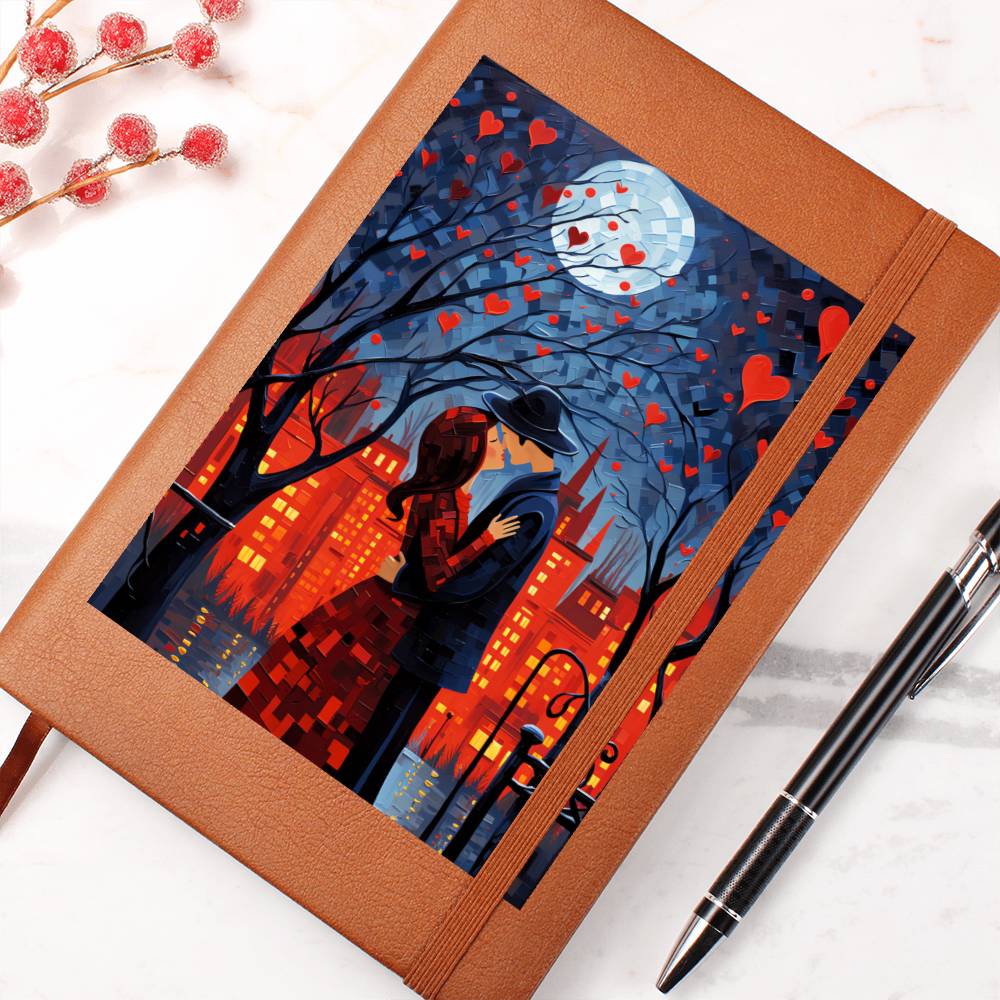 Valentine's Day Art 261 - Vegan Leather Journal