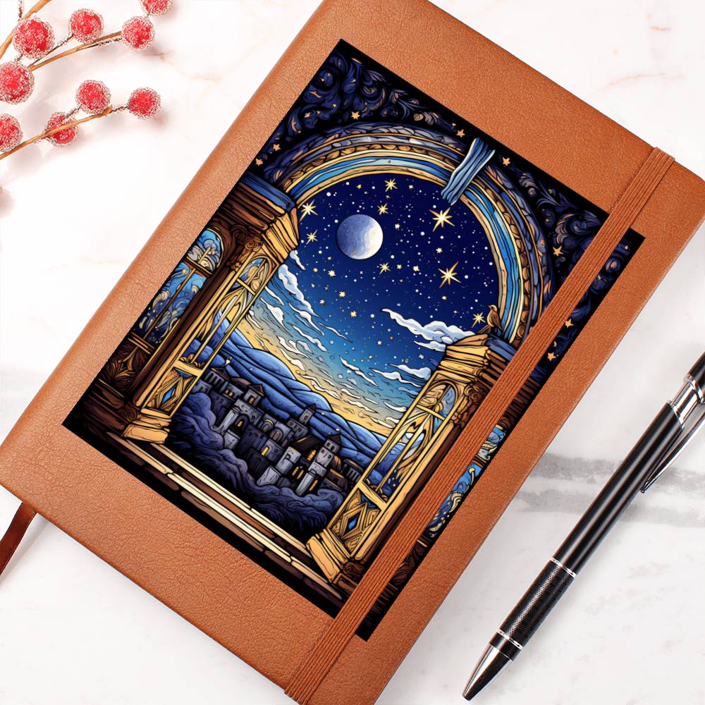 Minimalist BOHO Art 135 - Vegan Leather Journal