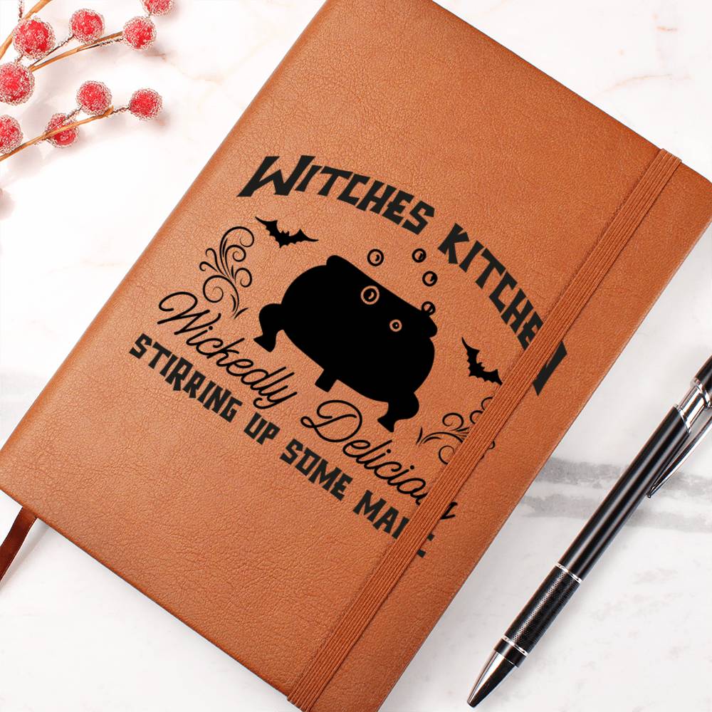Vintage Halloween Signs 20 - Vegan Leather Journal