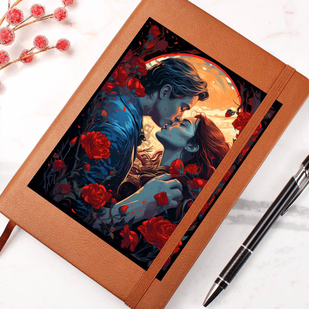 Valentine's Day Art 030 - Vegan Leather Journal