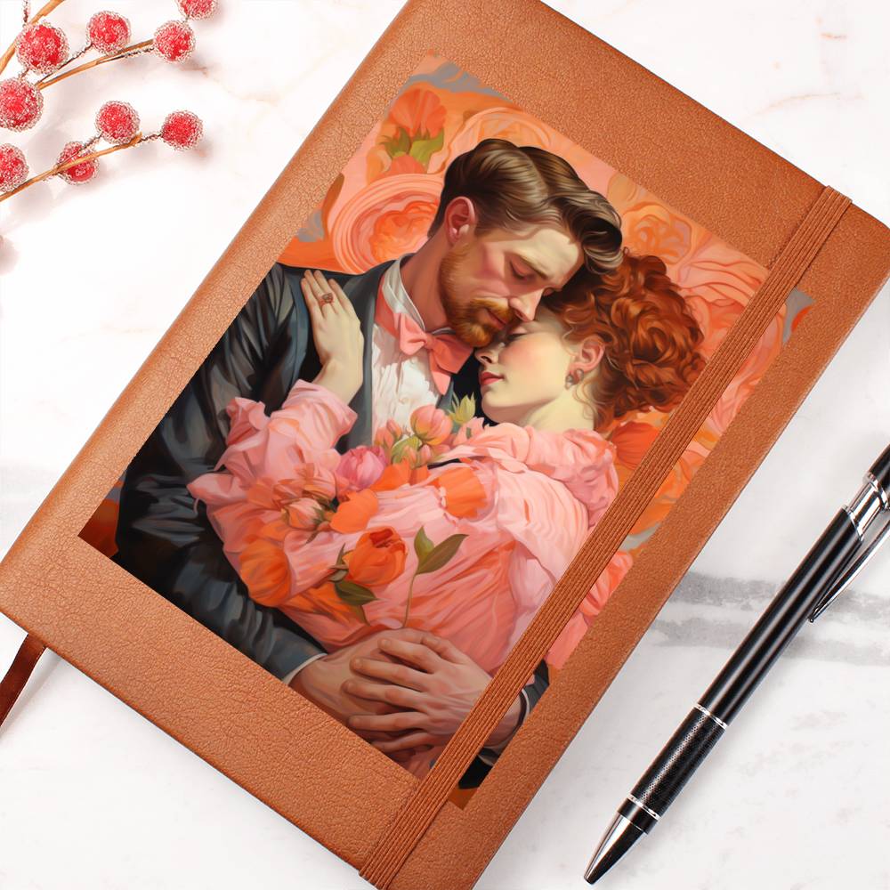 Valentine's Day Art 051 - Vegan Leather Journal