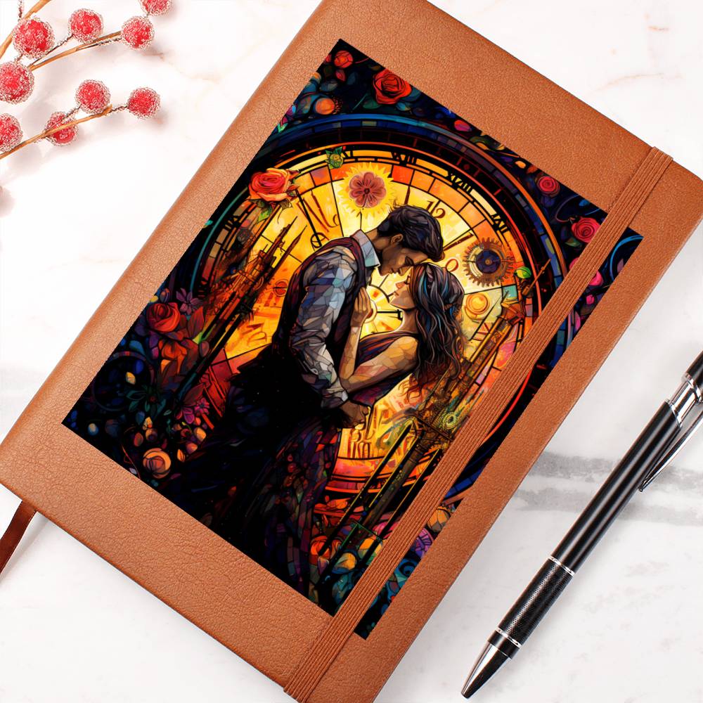 Valentine's Day Art 465 - Vegan Leather Journal