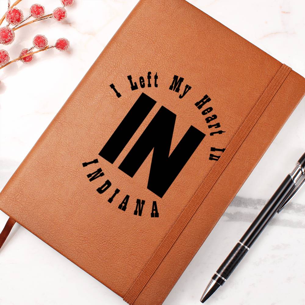 Heart In Indiana v01 - Vegan Leather Journal