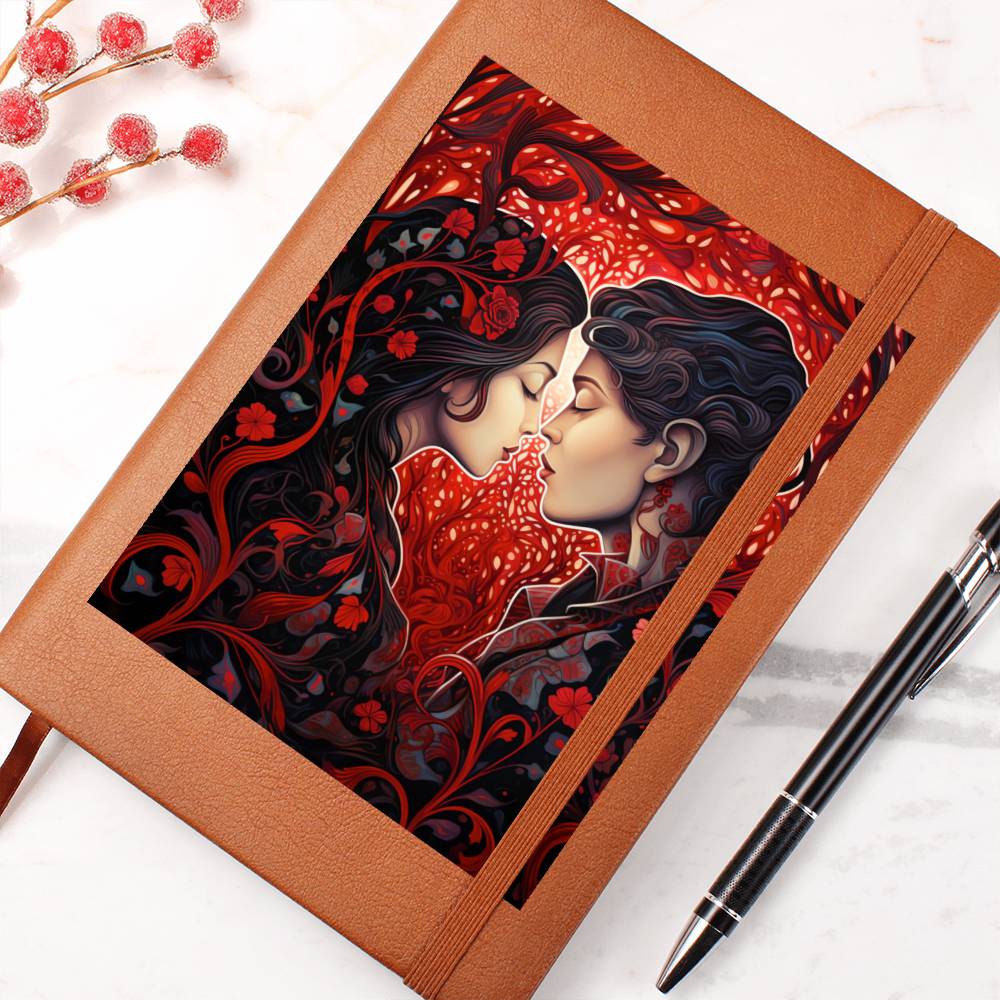 Valentine's Day Art 200 - Vegan Leather Journal