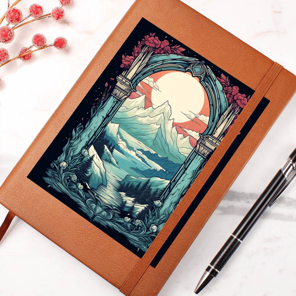 Minimalist BOHO Art 117 - Vegan Leather Journal