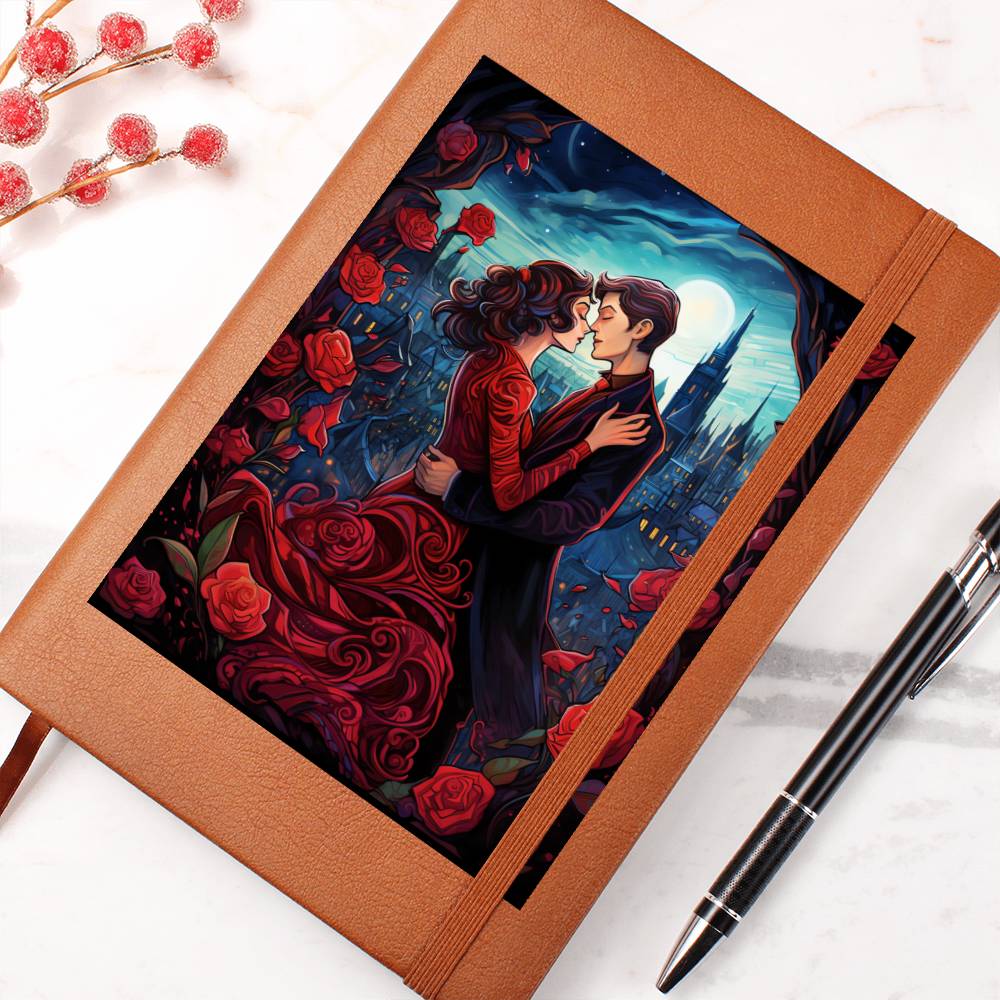 Valentine's Day Art 038 - Vegan Leather Journal