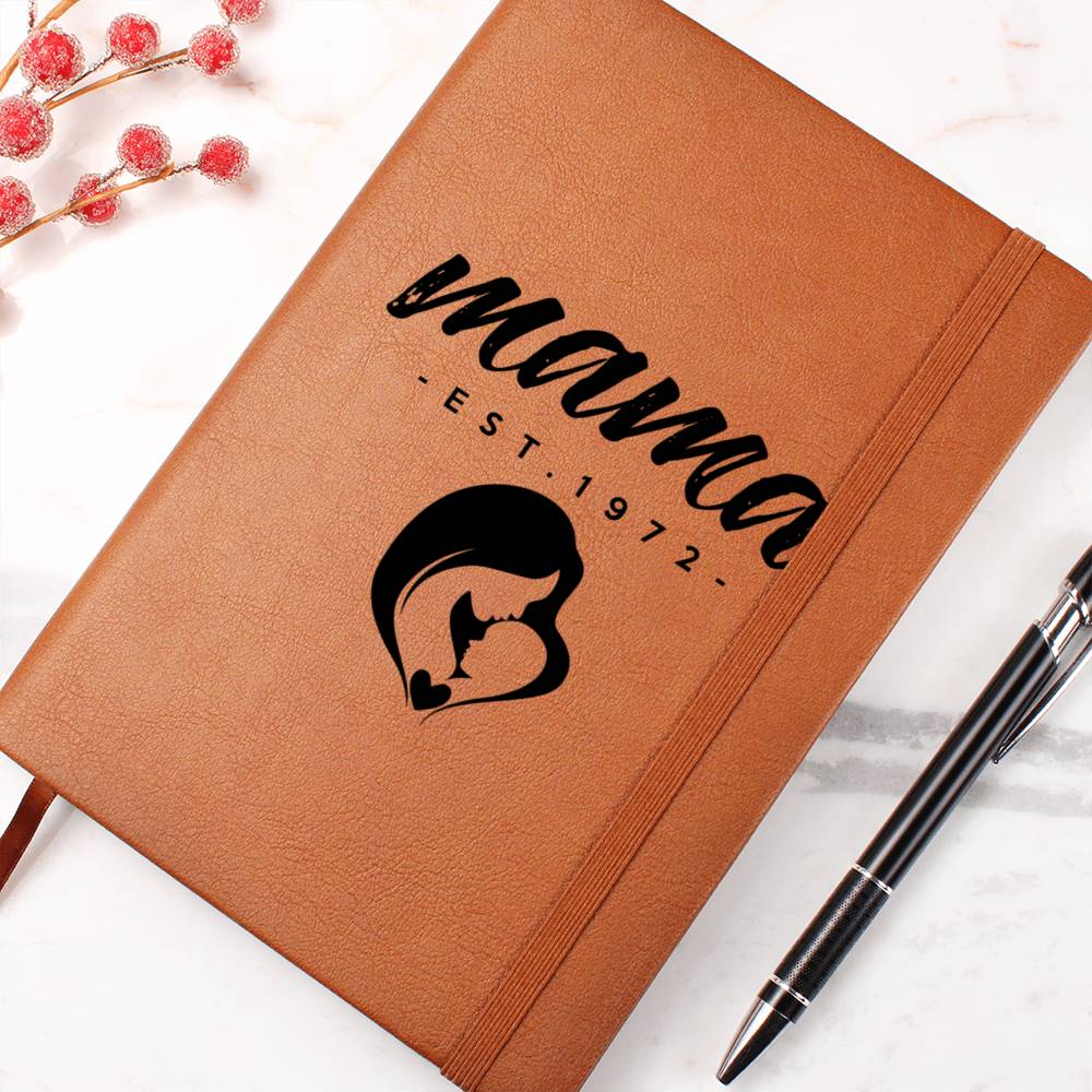 Mama, Est. 1972 - Vegan Leather Journal