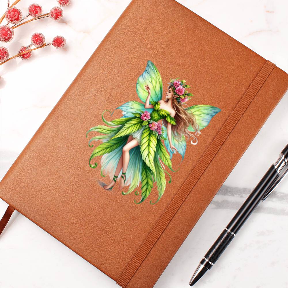 Magical Nature Forest Fairy 08 - Vegan Leather Journal