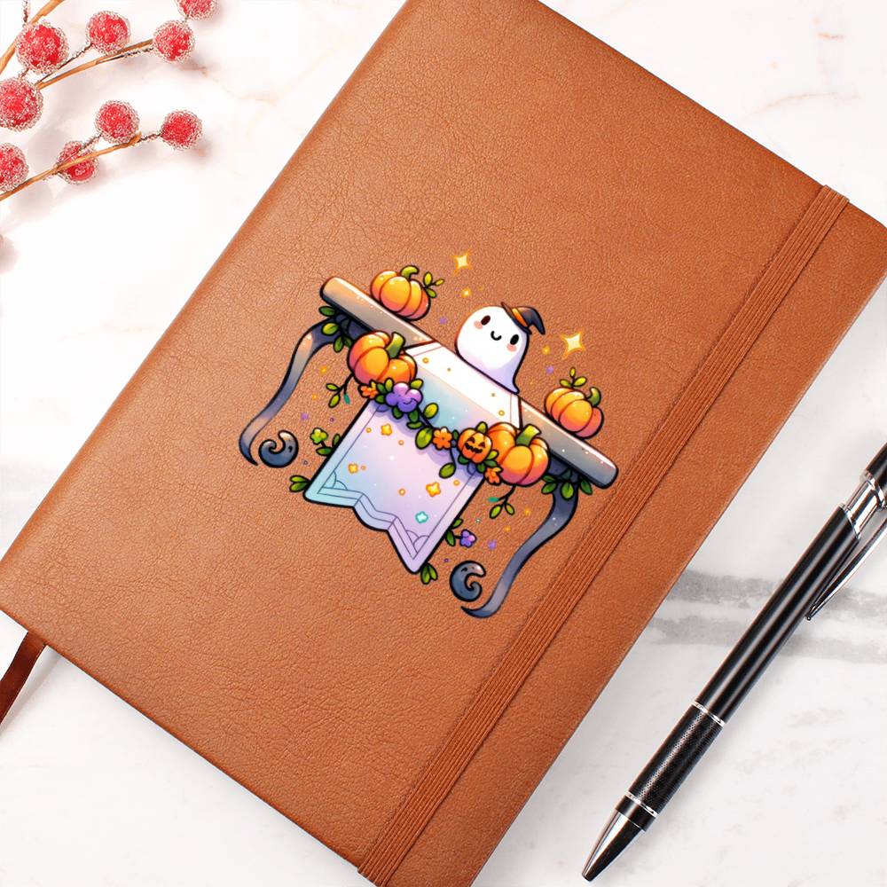 Cute Halloween Sticker 019 - Vegan Leather Journal