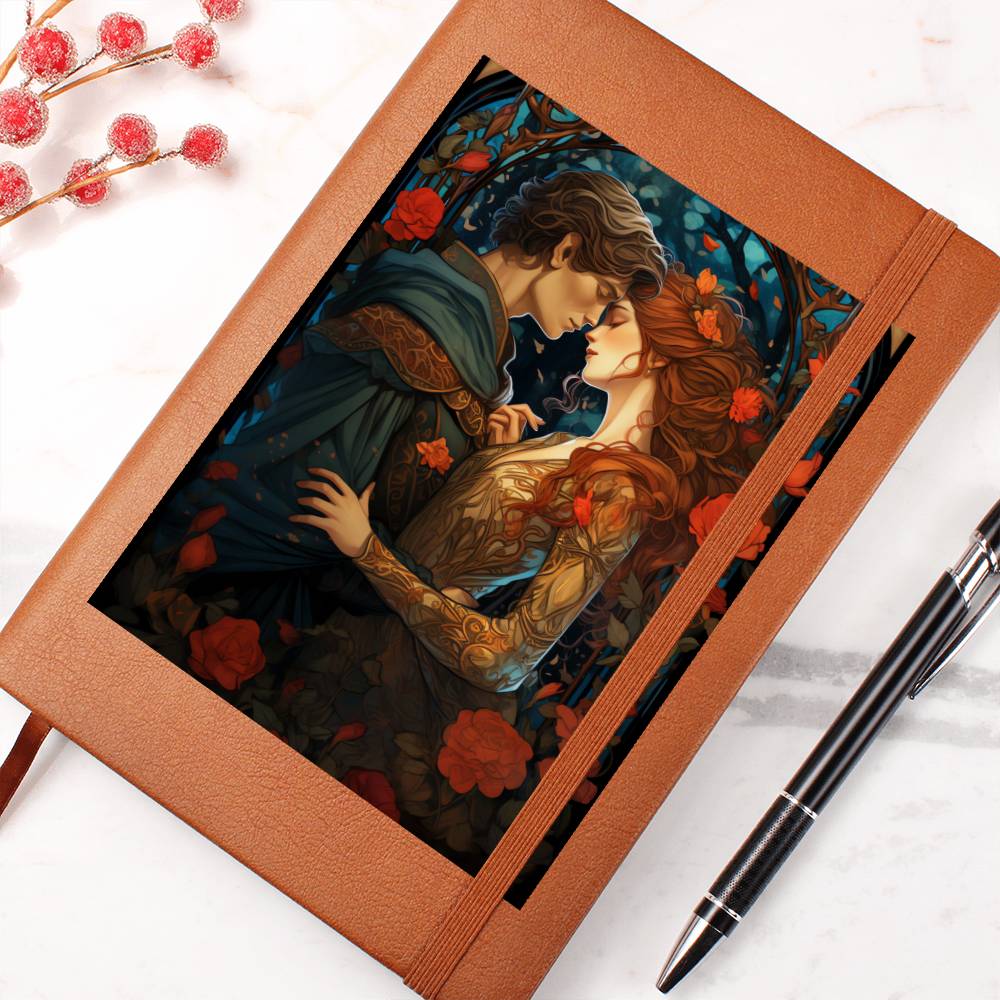 Valentine's Day Art 032 - Vegan Leather Journal