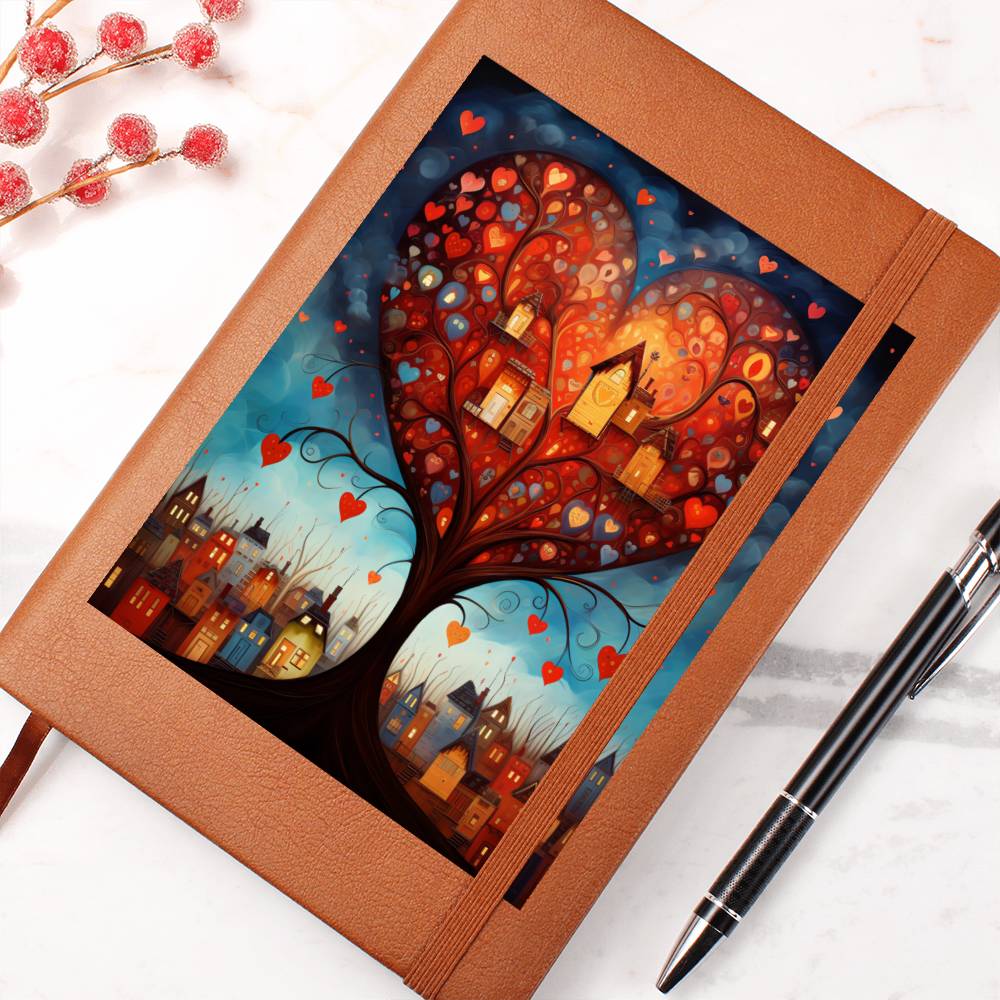 Valentine's Day Art 192 - Vegan Leather Journal