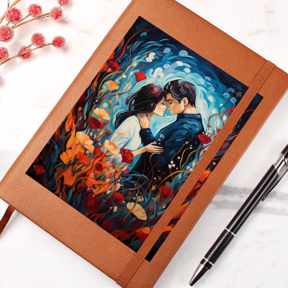 Valentine's Day Art 112 - Vegan Leather Journal