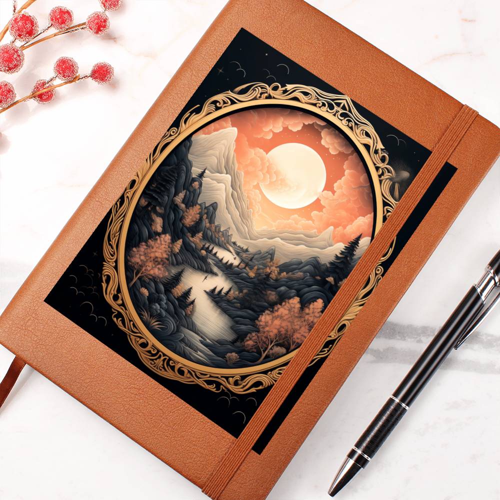 Minimalist BOHO Art 040 - Vegan Leather Journal