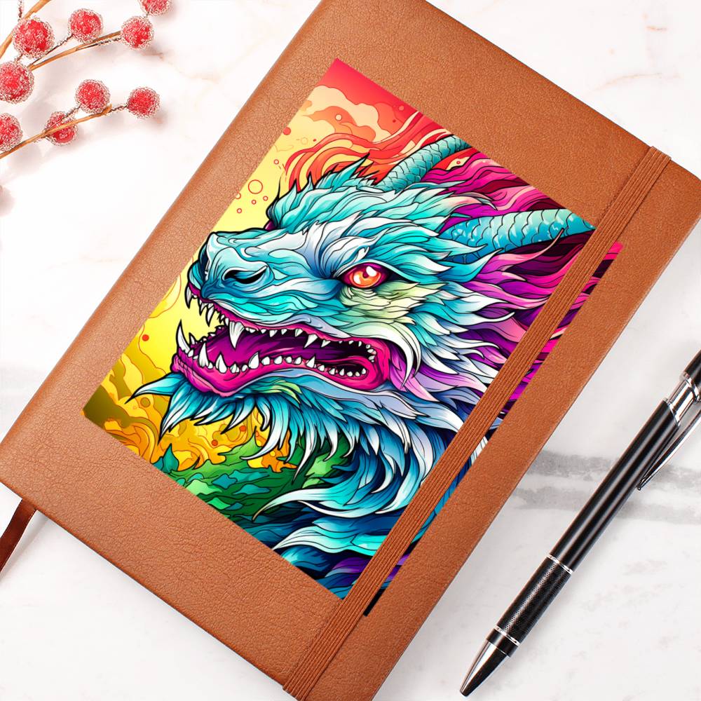 Majestic Dragon 022 - Vegan Leather Journal