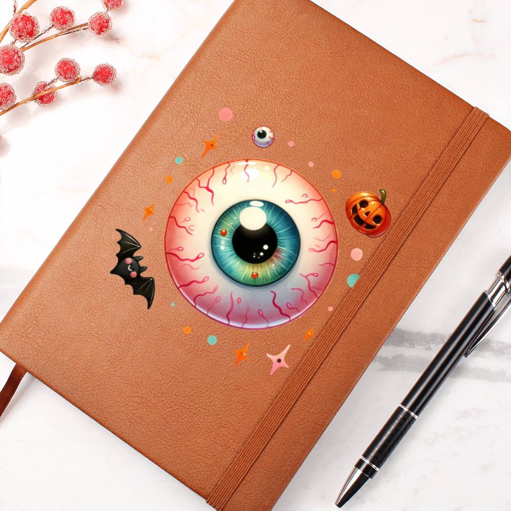Cute Halloween Sticker 093 - Vegan Leather Journal
