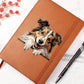 Shetland Sheepdog Peeking - Vegan Leather Journal