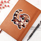 Cute Mongoose sticker 93 - Vegan Leather Journal