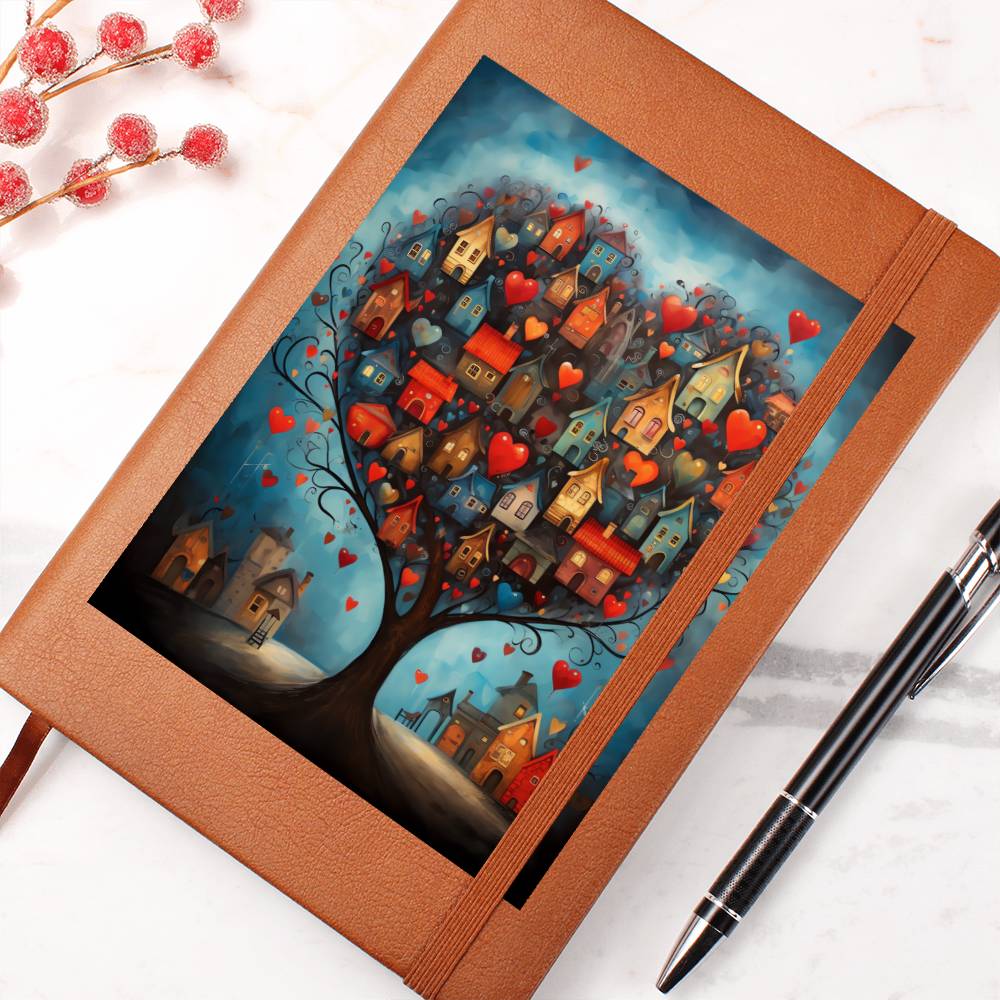 Valentine's Day Art 131 - Vegan Leather Journal