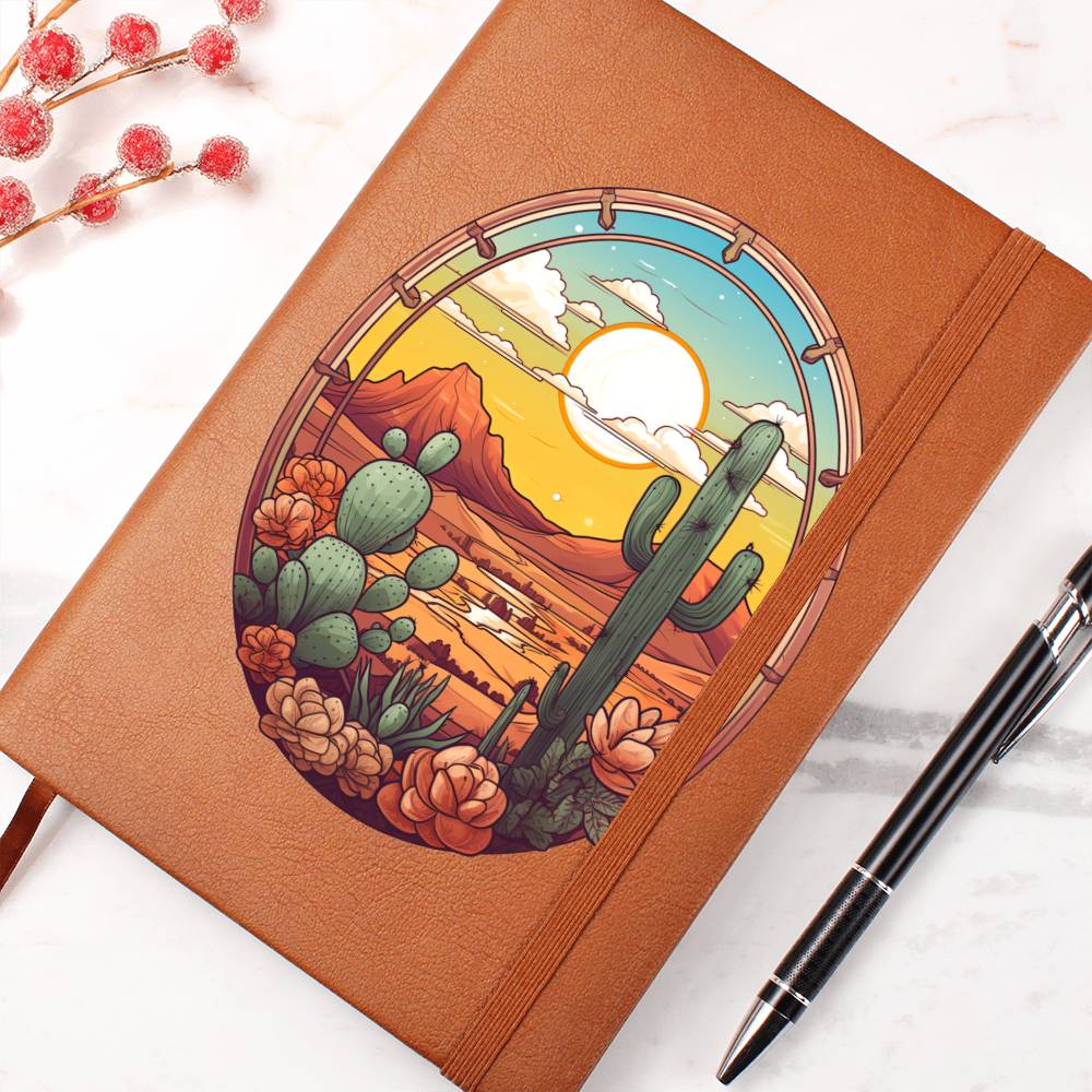 Minimalist BOHO Art 030 - Vegan Leather Journal