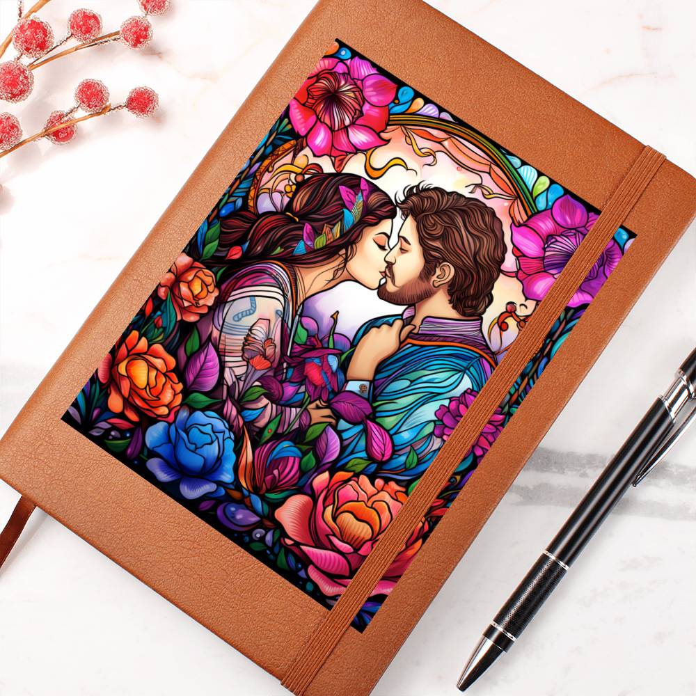 Valentine's Day Art 264 - Vegan Leather Journal