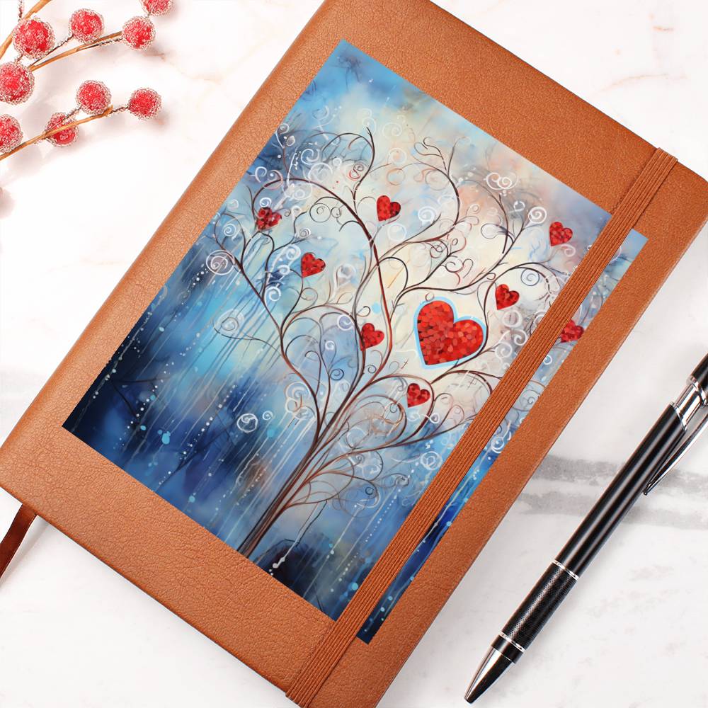 Valentine's Day Art 390 - Vegan Leather Journal
