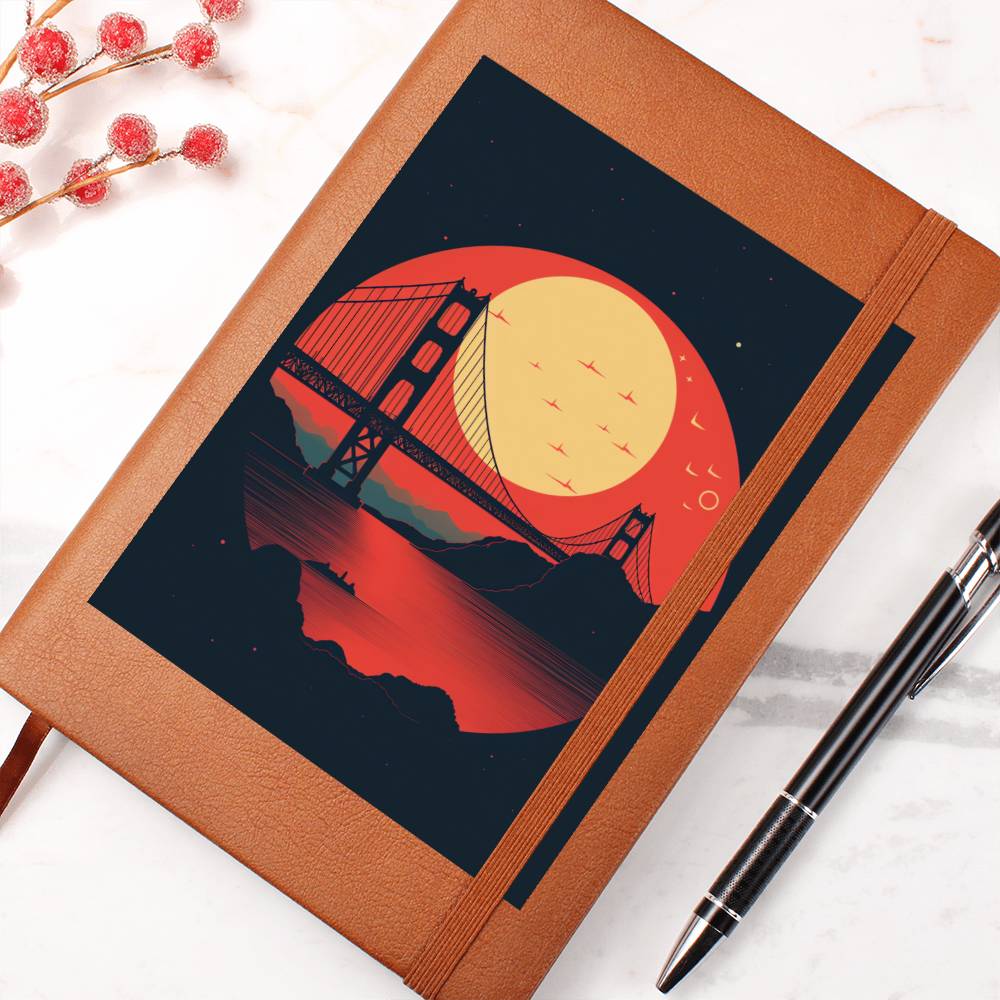 Minimalist BOHO Art 026 - Vegan Leather Journal