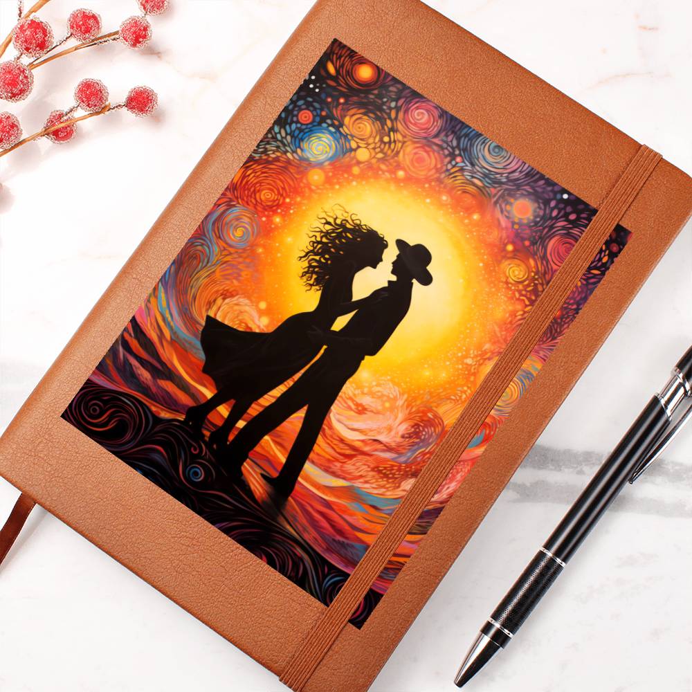 Valentine's Day Art 292 - Vegan Leather Journal