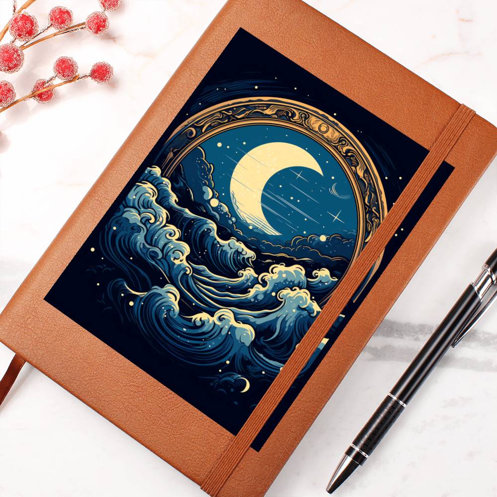 Minimalist BOHO Art 082 - Vegan Leather Journal