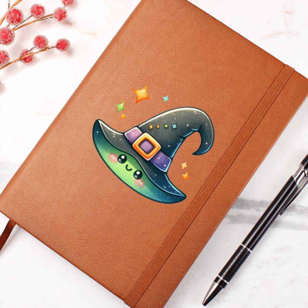 Cute Halloween Sticker 004 - Vegan Leather Journal