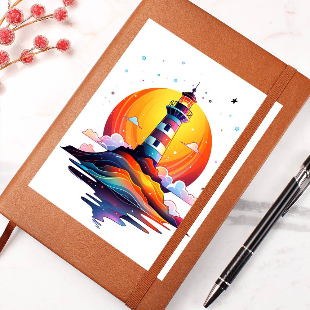 Minimalist BOHO Art 012 - Vegan Leather Journal