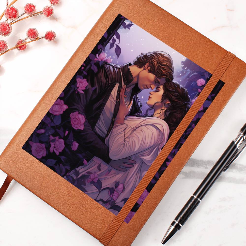 Valentine's Day Art 340 - Vegan Leather Journal
