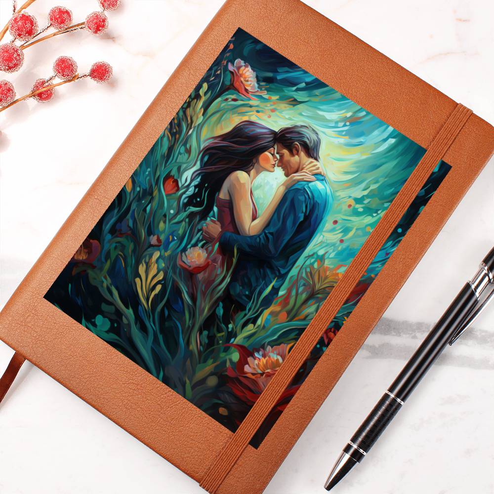 Valentine's Day Art 113 - Vegan Leather Journal
