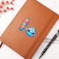 Cute Back to School Sticker 068 - Vegan Leather Journal