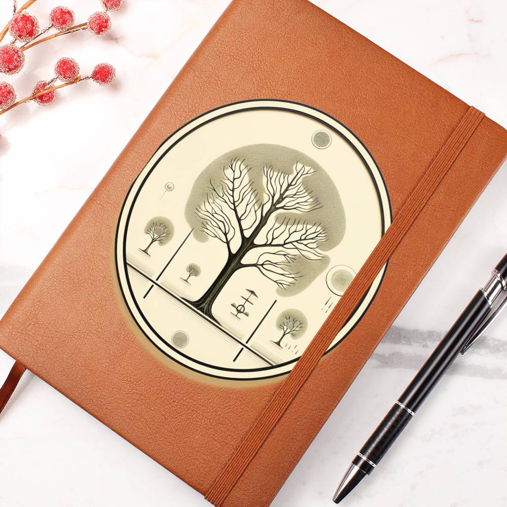 Minimalist BOHO Art 132 - Vegan Leather Journal