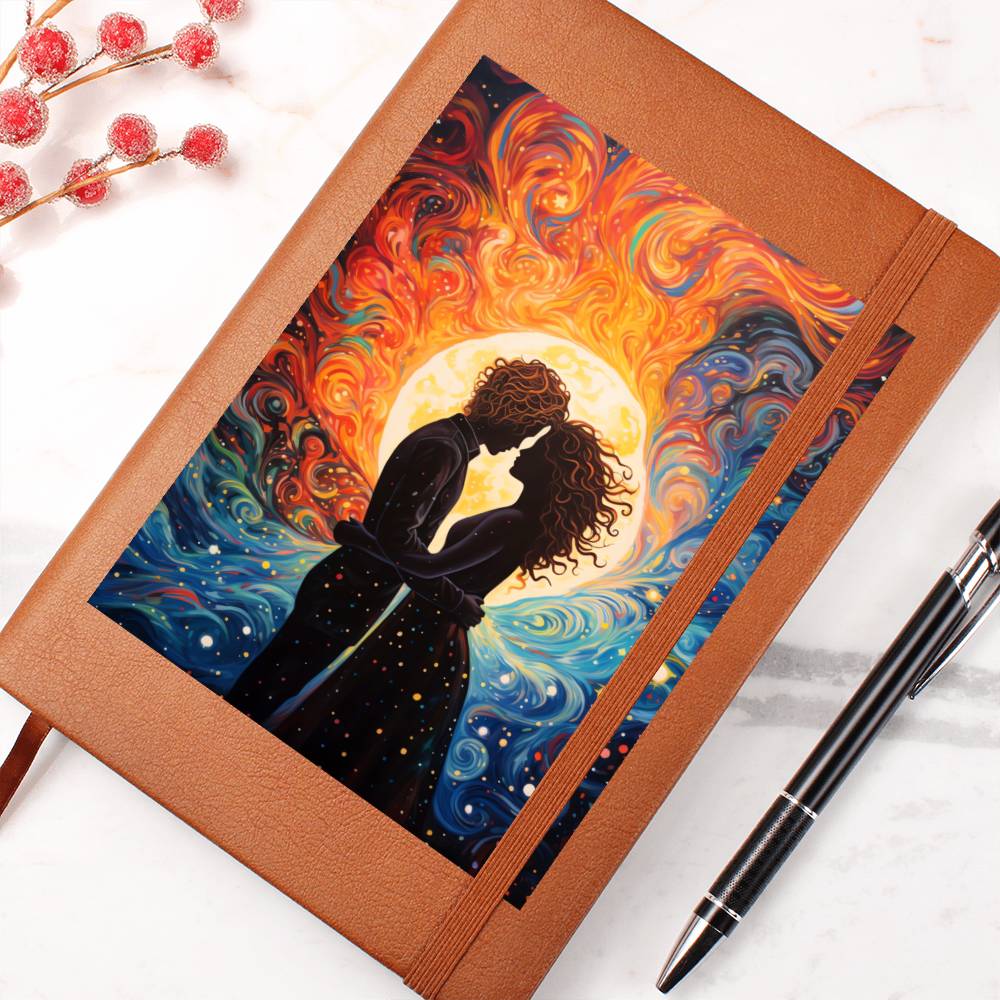 Valentine's Day Art 014 - Vegan Leather Journal