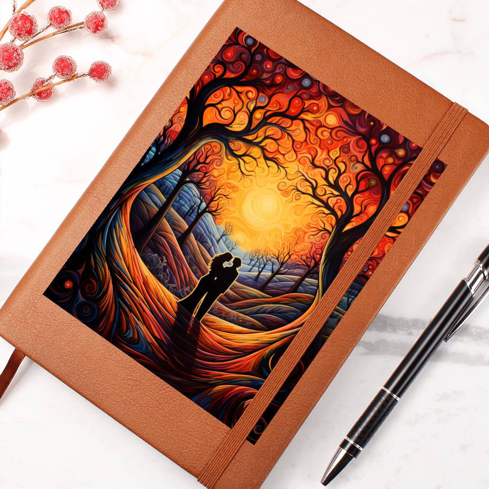 Valentine's Day Art 317 - Vegan Leather Journal