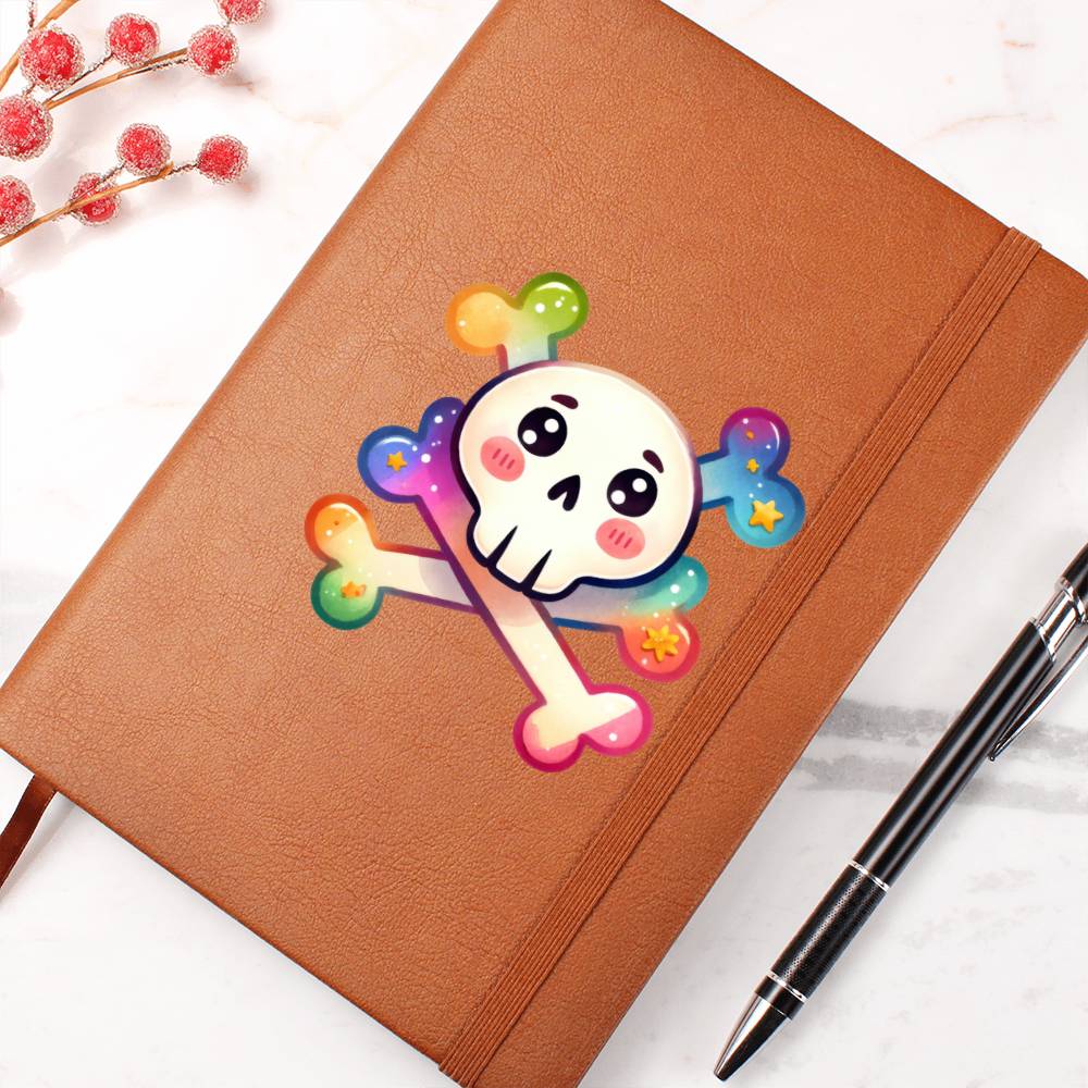 Cute Halloween Sticker 073 - Vegan Leather Journal