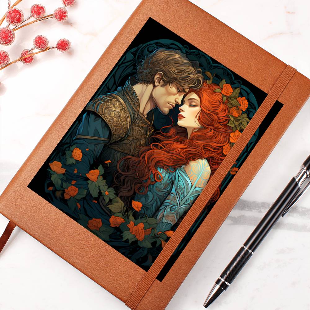 Valentine's Day Art 033 - Vegan Leather Journal