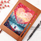 Valentine's Day Art 235 - Vegan Leather Journal