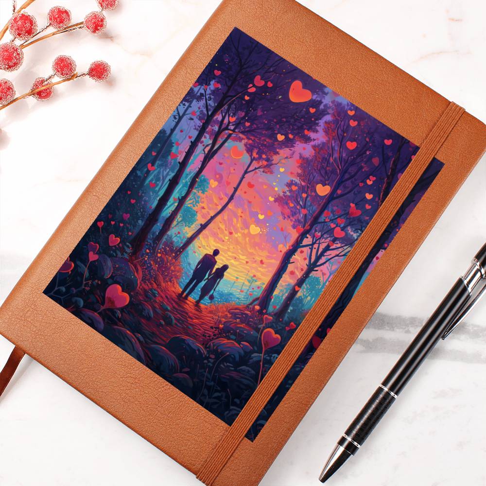 Valentine's Day Art 228 - Vegan Leather Journal