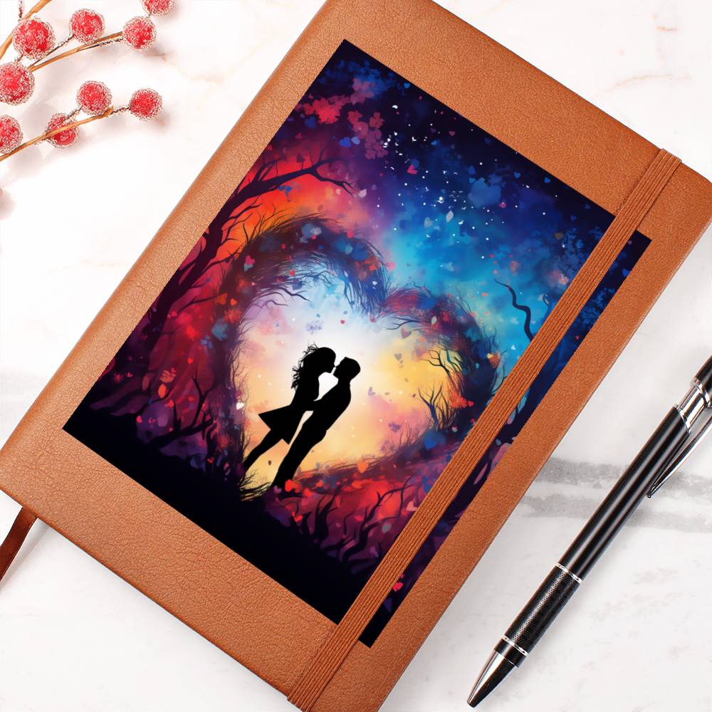 Valentine's Day Art 378 - Vegan Leather Journal
